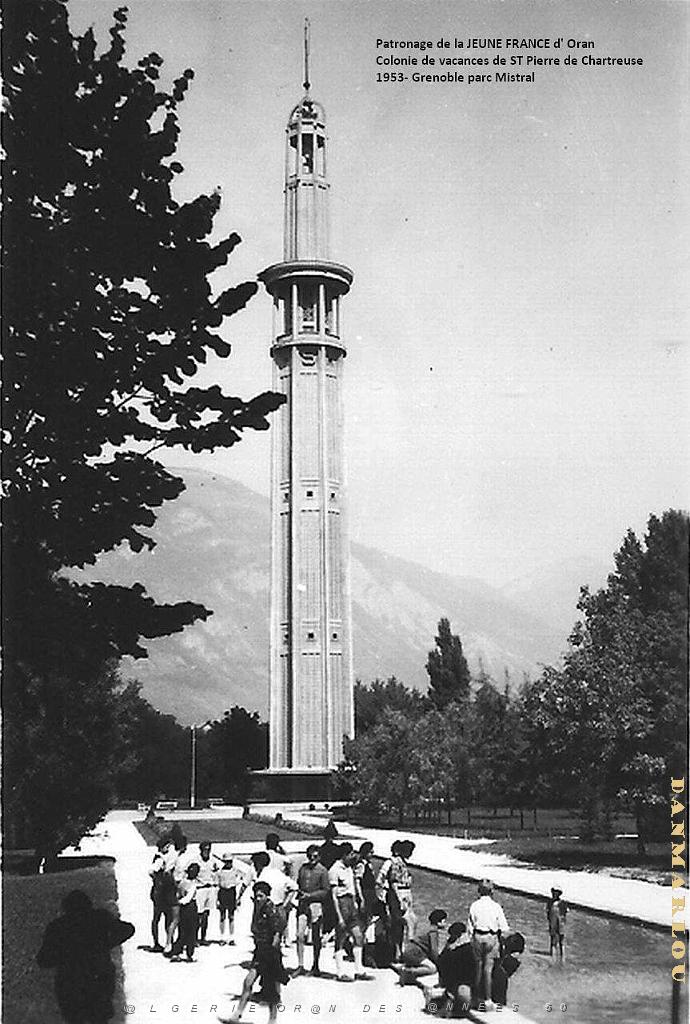 COLO JEUNE FRANCE 1953 Grenoble parc Mistral.jpg
